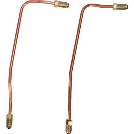 1 paire de tuyaux de frein arrière, lignes flexibles en cuivre de remplacement pour Land Rover Freelander MK1 1997 – 2006 avec ABS (1/5)