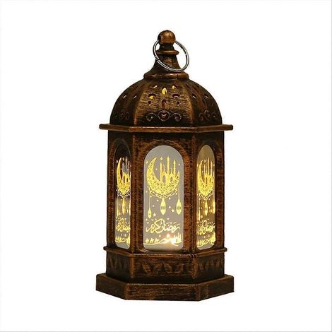 Lanternes décoratives pour l'Aïd Moubarak, lanternes de Ramadan, veilleuse, B (1/5)