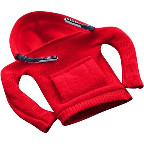 Couvercle de changement de vitesse de voiture à capuche, bouton de mode pour levier de vitesse, accessoires d'intérieur automobile rouge (1/5)