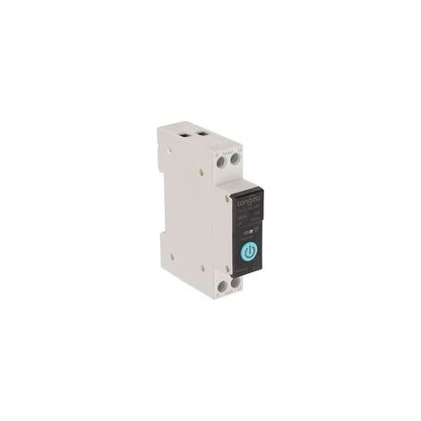 Disjoncteur sur Rail Din Commutateur WIFI Intelligent Télécommande pour Téléphone Portable sans Fil 3 Modes de Synchronisation Fonction pour Appareils Ménagers Convient pour la Maison(40A) (1/5)