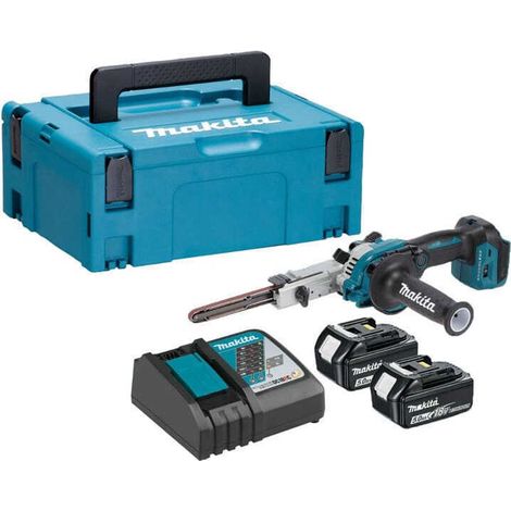 Ponceuse à bande MAKITA DBS180RTJ 18V Li-ion 5 Ah 9 x 533 MM (1/4)