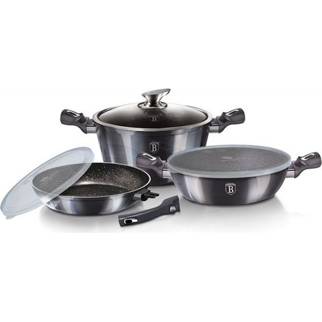 Ensemble de casseroles et poêles Berlinger Haus BH-7052 Carbon PRO (1/5)