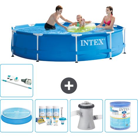 Intex Piscina con struttura Rotonda - 305x76 cm - 7-pezzi S41483 (1/5)