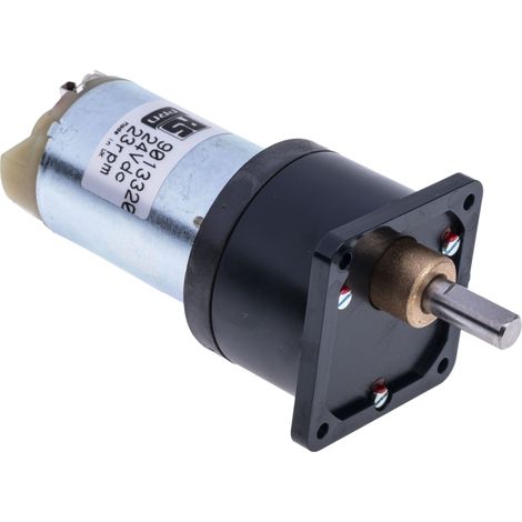 Motoréducteur CC RS PRO, 24 V c.c., 23 tr/min, dia. de l'arbre 6mm ( Prix pour 1 ) (1/5)