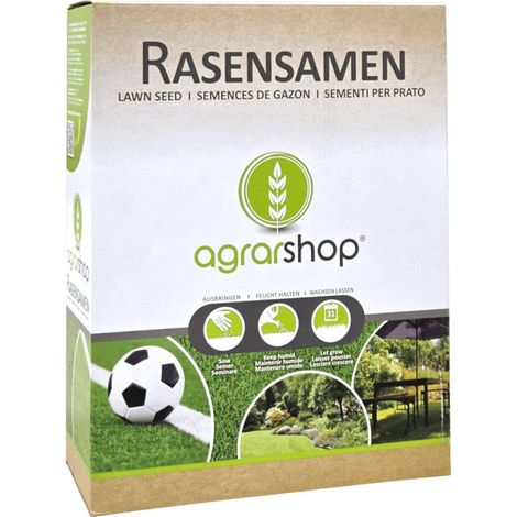Agrarshop Gazon de jeu RSM 2.3 2,5 kg Graines de gazon de qualité Gazon familial (1/5)