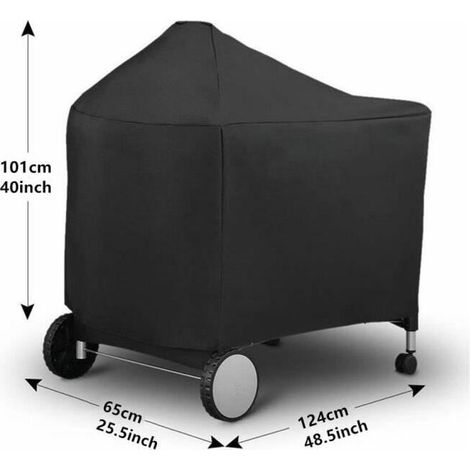 Housse de protection étanche pour barbecue Weber 7152, accessoires pour grillades de charbon de bois, Campin 124x65x101cm