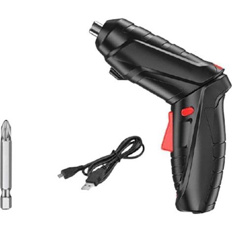 1 x Cordless Rechargeable Electric Screwdriver with Bits and LED Light (1/5)