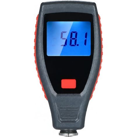 Medidor de espesor de recubrimiento LCD BENETECH GT235, probador de profundidad de pintura automotriz de 0 a 1800 µm con estuche, sustratos de calibración, película de calibración de recubrimiento (1/5)