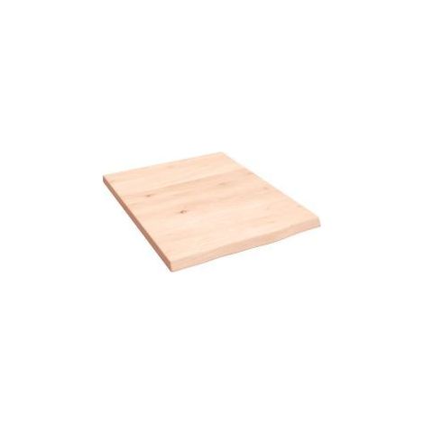 Étagère murale 40x50x2 bois de chêne massif non traité