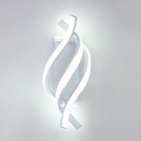 Wandleuchten, moderne spiralförmige LED-Wandleuchte, LED-Wandleuchte aus Aluminium, dekorative Innenbeleuchtung, 3 Farbtemperaturen (1/5)