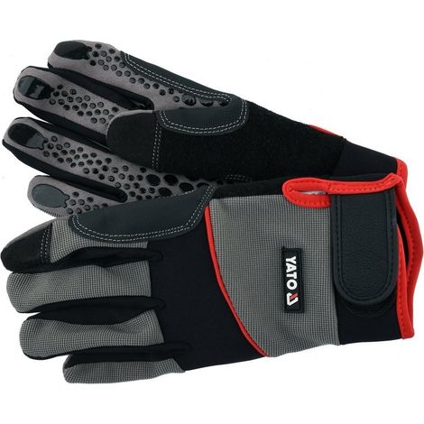Gants mouchetés, taille 9 YT-74665 YATO (1/5)