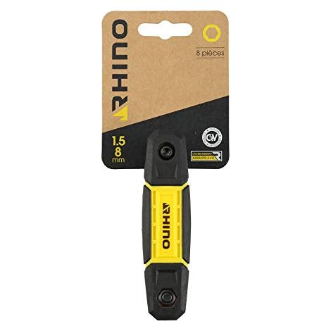 RHINO - CL S INBUS - MENGE VON 8 CL SM LE HEXAGONALE, RAHMEN OHNE VERRIEGELUNG VON 8 CL S INBUS - DURCHMESSER TRE 1,5 8 MM - HER