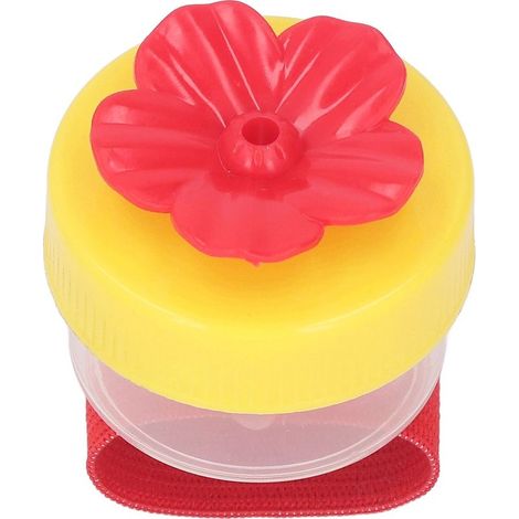Distributeur de Nectar Portable pour Oiseaux-Mouches - Fleur d'Alimentation Miniature Jaune (1/5)