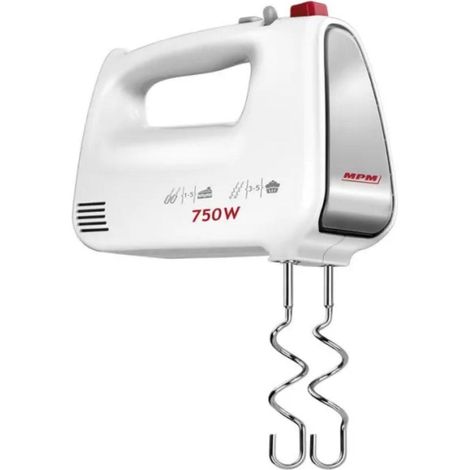 MPM MMR-19 B Rührgerät weiß 750 W 5 Geschwindigkeiten