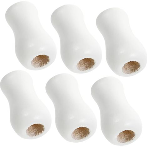 6Pièces Boutons de Cordon pour Stores de Fenêtre Pendentifs de Tirage Élégants pour Rideaux Extérieurs Installation Facile