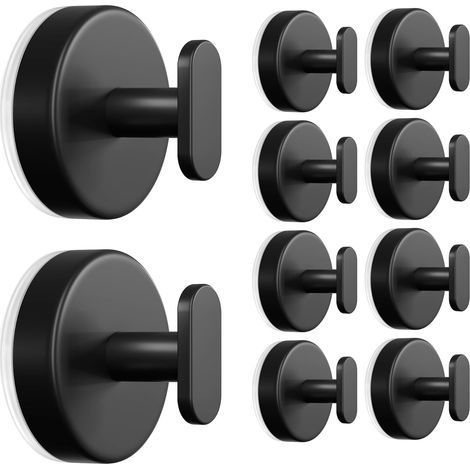 Suction Cup Hooks for Shower: Extra Strong 15lb Hanger for Bathroom, Kitchen, Door, Mirror, Tile, Glass - Towel, Loofah, Coat, Robe - Waterproof and Rust Proof (1/5)