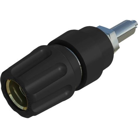 Borne de polarité Ø stylo (détails): 4 mm SKS Hirschmann PKNI 20 B 930144100 noir 63 A 1 pc(s) (1/2)