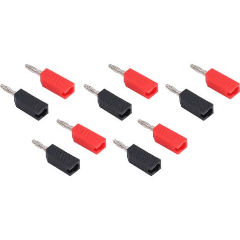 Kit de 5 connecteurs banane en laiton de 4 mm pour équipements de machines J.10030 (1/5)