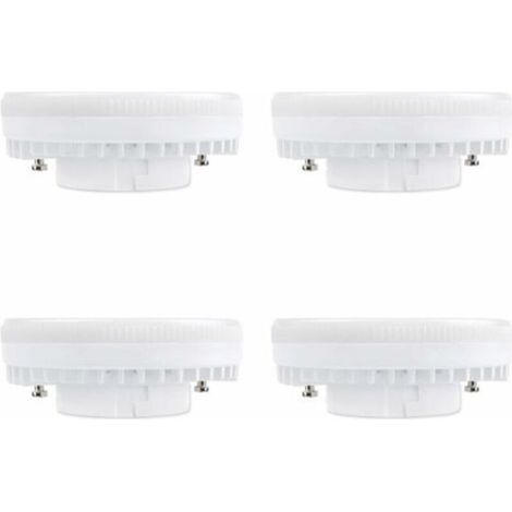 GX53 LED 9W Bulb, Cool White 6000K, 120°, Equivalent to CFL GX53 15W-18W Lamp, 900LM, Non-dimmable, Recessed LED Spot Light for Kitchen/Ceiling/Cabinet, Pack of 4 - TRIMEC (1/5)