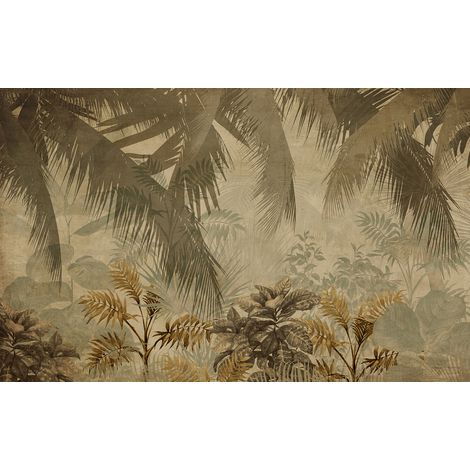 Papier peint panoramique - Forêt Tropicale - 130 cm x 81 cm (1/2)