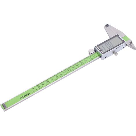 Digitaler Messschieber, präzises elektronisches Lineal aus robustem Edelstahl, 200 mm (1/5)