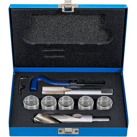 Kit de Réparation de Filets M24 x 2,0 - 9 pcs - Acier Résistant - Réparation et Rénovation Fiables - D-Work