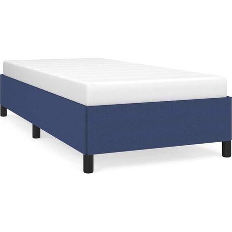 Maison Exclusive - Estructura de cama sin colchón tela azul 90x20 (1/5)