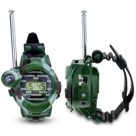 Talkie Walkie Enfants, Gamme de 1-3KM 8 canaux avec Lampe de Poche, Jouets d'extérieur, Cadeaux pour Filles et garçons (1/5)
