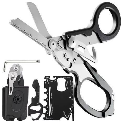 Ciseaux multifonctions Leatherman Raptor pour les premiers secours, pour une utilisation pratique en entretien, réparation et bricolage.-AquaForge