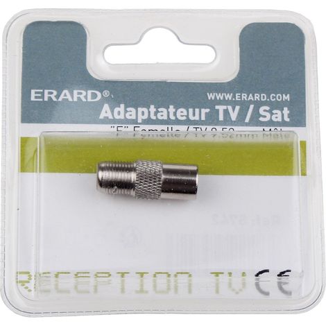 Erard - f-conector - 3f adaptador - iec cable - 5742 - 3700117257423