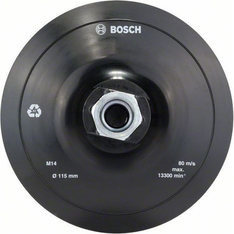Bosch PRO Stützteller, 115 mm, M14, Klettverschluss