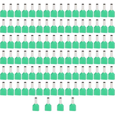 100 Pièces Bornes à Œillet Isolées PVC - Cosses à Oeillet en Cuivre pour Câbles - Terminaux Pressés à Froid (1/5)