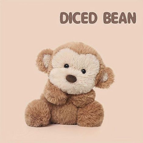 Peluche de mono para mascotas, 1 pieza, poliéster resistente a desgarros, muñeco de compañía para gatos y perros, juguete suave para abrazar para mascotas. (1/5)