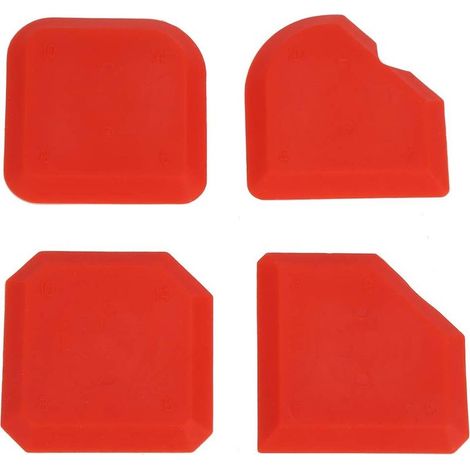 Kit calfeutrage 4 pièces – silicone – nettoyage / lissage / grattage – cuisine / salle bains (1/5)