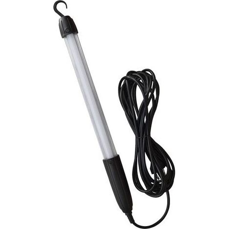 10-W-LED-Arbeitsleuchte mit 800 Lumen – 5 m Kabel mit Haken – Leistungsstarke Beleuchtung für feuchte Baustellen und beengte Räume (1/5)