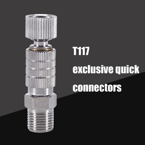 Tuyau adaptateur de raccord rapide pour aérographe de 1/8 pouce (1/5)