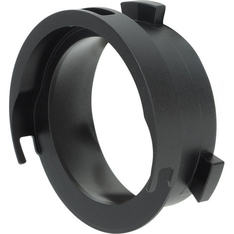 Anneau doseur pour café moulu 51 mm en alliage d'aluminium, entonnoir de dosage mains libres pour machines Delonghi série 9 (9335, 9155, 9355, 9665), noir (1/5)
