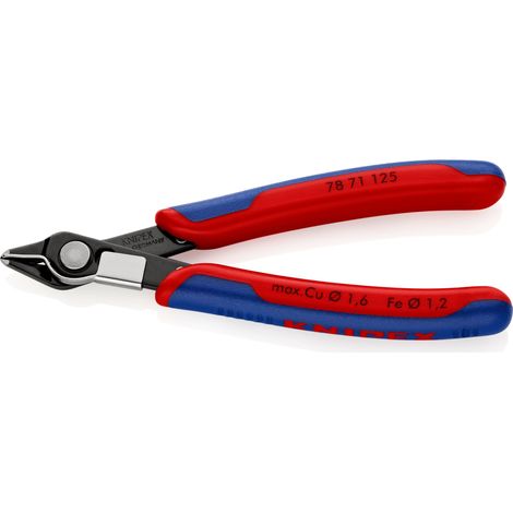KNIPEX 78 71 125 SB Electronic Super Knips® avec poignées multimatières brunie 125 mm (1/7)