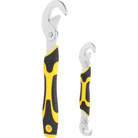 2Pcs RTH03 Clé à molette multifonction antidérapante, pince à tuyau réglable à prise ergonomique (1/5)