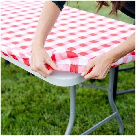 Nappe élastique extérieure - Polyester 100% - Imperméable - Lavable en machine - Séchage rapide (1/5)