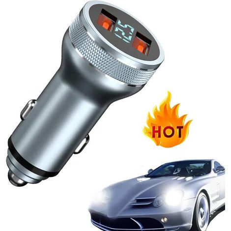 Chargeur rapide AquaForge 2x USB QC3.0 + voltmètre pour voiture, bateau, camping-car et caravane (1/4)