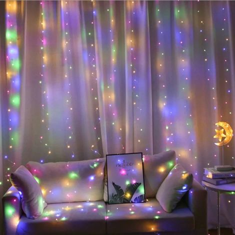 Guirlande Lumineuse - 300 LED - Alimentation USB - Étanche IP44 - Télécommande Incluse - Pour Décoration Intérieure Extérieure Fenêtres Murs Jardins - 1 Pièce (1/5)