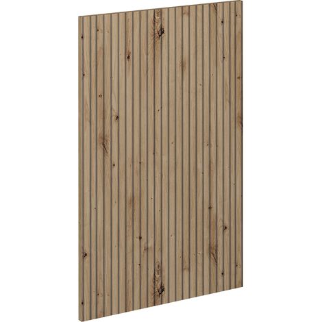 Frontale cucina R-Line, Rovere artigianale, 39.6 x 71.3 cm frontale del mobile per mobile base ad angolo, Vicco (1/5)