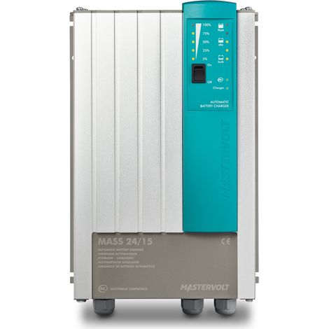 MASTERVOLT Cargador de baterías Mass 24V/15Ah 2 salidas Masterbus (1/4)