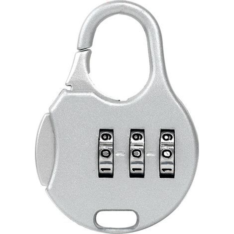 Cadenas à combinaison à 3 chiffres, mini cadenas à code réinitialisable en alliage de zinc, (lot de 1) (1/4)