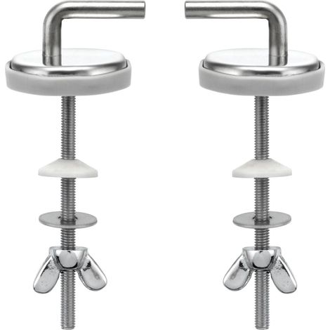 Cornat TEC364991 Cerniera con fissaggio per sedile WC, in acciaio inox per legno, anno di costruzione dal 2011, 1 pezzo (1/3)