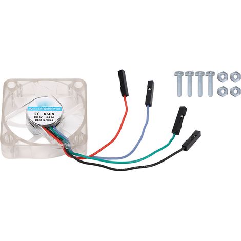 4-Pin-PC-Lüfter mit 2 einstellbaren 3-Farben-LEDs, CPU-Kühler