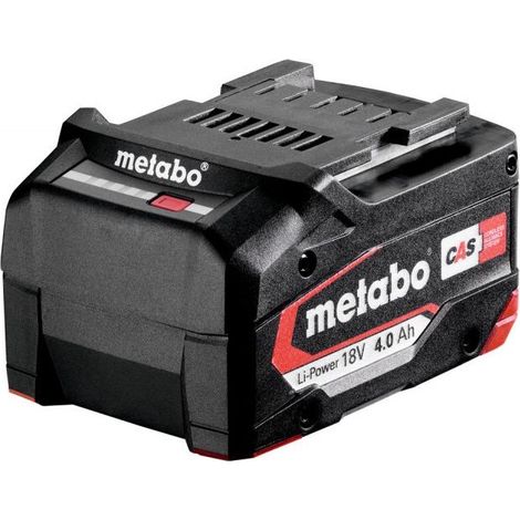 Metabo – Batterie Li-Ion 18V 4Ah pour outils 18V – Gestion intelligente des batteries – Technologie AIR COOLED – 625027000