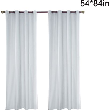 Rideau Extérieur - Imperméable - Polyester 100 % - Ø Œillets 4 cm - Pour Balcon Terrasse Jardin - 1 Pièce (1/5)