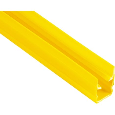 Profilé d'encadrement PP Jaune RS PRO, rainure 8mm ( Prix pour Sachet de 10 )